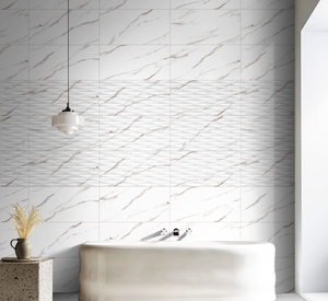 Azulejos cerámicos premium con acabado brillante tipo gota de lluvia para paredes y pisos, ideales para proyectos de diseño de interiores en hogares, hoteles y comercios. - Product Image 2