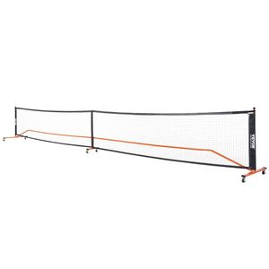 Set Rete da Pickleball Portatile 22FT, Dimensioni Regolamentari, Resistente alle Intemperie, Borsa per il Trasporto, Palline, Ruote, Attrezzatura di Qualità per Pickleball - Product Image 1