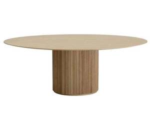 Luxury Modern Contemporary Solid Wood 6-Seater Eco-Friendly Dining Table Chrome Finish Wood Legs Mall Living Room Furniture - Product Image 3