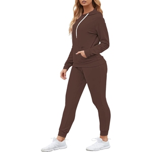 Nuevo Conjunto Deportivo de Dos Piezas para Mujer, Sudadera con Capucha de Manga Larga y Pantalones Deportivos, Conjunto Informal - Product Image 4