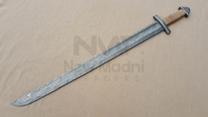 DAMAS FAIT À LA MAIN D POMMEL DOUBLE ABAT WRAP FIL POIGNÉE VIKING ÉPÉE NMT-2509 - Product Image 6