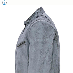 Veste en toile authentique unisexe, style tendance 2022, logo personnalisé avec qualité supérieure, col montant, logo sur le devant - Product Image 3