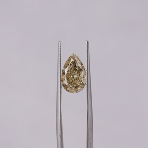 Diamante Sintético de Laboratorio con Corte Pera Amarillo Fantasía de 2 a 4 Quilates, Piedra Suelta con Certificación IGI, Diamante CVD VS1 VVS para Compromiso - Product Image 1