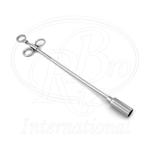 Pistola Aplicadora de Bolus de Acero Inoxidable para Cabras y Ovejas, Cabezal Metálico, Tamaño de la Copa 18x36 mm, Longitud 14.5 Pulgadas, Aplicador de Bolus, Empujador de Píldoras - Product Image 2