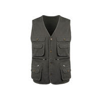 Dernier modèle de gilet de chasse professionnel unisexe, hiver, softshell, imperméable, coupe-vent, respirant, uni, coupe ajustée, sans manches, grande taille