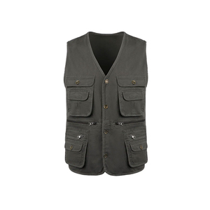 Chaleco de Caza Unisex de Último Diseño, Fabricante Profesional, Tela de Algodón para Invierno, Corte Ajustado, Sin Mangas, Tallas Grandes - Product Image 1
