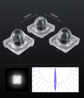 Lentille médicale en silicone Lentille en silicone d'injection 330nm Couverture de moulage de précision Silico Led Lentilles en silicone automobile
