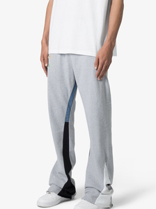 Custom Lightweight 500 GSM 80/20 Cotton Poly Fleece Track Wide Leg High Street Jogger <b>Pants</b> <b>Men</b> <b>Summer</b> Baggy Sweatpants Sun - Product Image 5