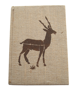 Cuaderno de Diseño Simple con Tapa Dura, Papel Hecho a Mano con Estampado en Bloque, Textil de Yute, Pétalos de Flores y Hierba - Product Image 1