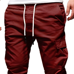 Pantalones Cargo Holgados de Corte Relajado con Múltiples Bolsillos, Transpirables, Estilo Urbano, Casual, para Trabajo, Talla XL, Fabricante OEM Personalizado - Product Image 5