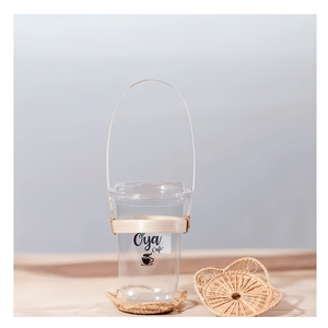 PORTAVASOS DE BAMBÚ HECHO A MANO CON CUERDA PARA VASOS DE LLEVAR DE 300ML A 800ML - Product Image 2