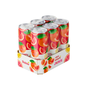 Jus de Pamplemousse 100% Pur NFC en Canette Slim 330ml, Nouvelle Formule OEM/ODM de Haute Qualité, Jus de Fruits et Légumes à Marque Privée - Product Image 6