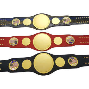 Ceinture de championnat de lutte en équipe WWF, personnalisée, en cuir respirant, imperméable, unisexe, traditionnelle - Product Image 1