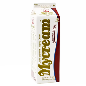 Mejor Precio al por Mayor, Suministro para Exportación, Crema No Láctea para Repostería, Postres, OEM/ODM, HALAL, Mycream Ivory, Crema para Cubrir Mezclada con Lácteos, 1KG - Product Image 1