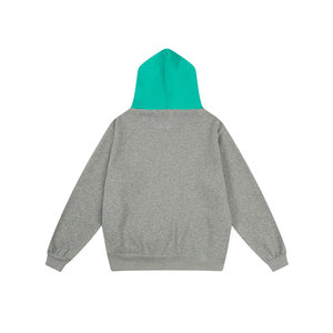 เสื้อสเวตเตอร์มีฮู้ดทรงหลวมลำลองสไตล์สตรีทแวร์ผ้าคอตตอน100% สำหรับผู้ชายเสื้อวอร์มผ้าเดนิมฤดูหนาวพิมพ์ลาย - Product Image 3