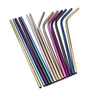 Everyday Copper Beverage Tubes Durable <b>Metal</b> Drinking <b>Straws</b> Ideal for Smoothies Fresh Juice Iced Coffee and Chilled Drinks - Product Image 2