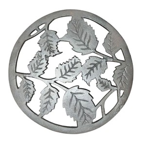 High Quality Modern Ornate Silver Metal <b>Trivet</b> 5mm Eco-Friendly Heat Resistant Pot Holder Home Decor Kitchen Tabletop Accessory - Product Image 4