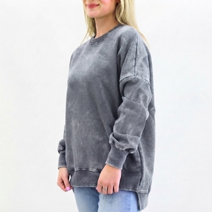 Sudadera Moderna para Mujer con Lavado Ácido, la Más Vendida, Corte Holgado, Ropa de Moda con Servicios de Etiqueta Privada y Tallas OEM - Product Image 2