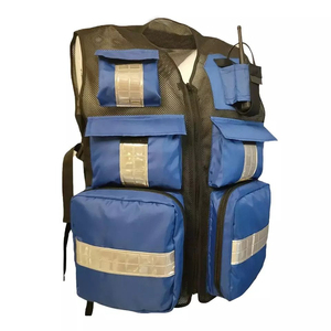 เสื้อกั๊กนิรภัยสะท้อนแสงแบบกำหนดเองสำหรับเจ้าหน้าที่รักษาความปลอดภัย เสื้อกั๊กนิรภัยสำหรับพยาบาลและเจ้าหน้าที่รักษาความปลอดภัย - Product Image 3