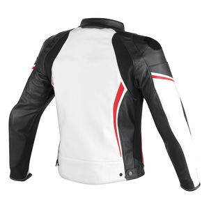 Blouson de moto en cuir unisexe haute performance, ergonomique, classique, marron, grande taille, imperméable, respirant, anti-UV - Product Image 6