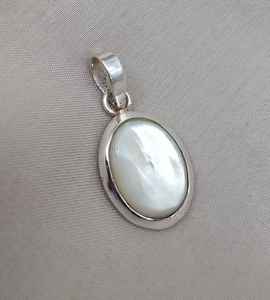 จี้มุกหรูหรา 925 เครื่องประดับเงินสเตอร์ลิงสำหรับผู้หญิงคลาสสิกมินิมอลลิสต์ของขวัญเครื่องประดับแฟชั่น - Product Image 3