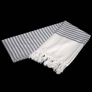 Serviette turque professionnelle 100% coton, serviette Fouta à rayures, serviette Hammam pour la vente en gros en Inde - Product Image 3