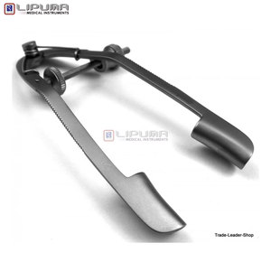 Instrumentos Médicos Quirúrgicos para Ojos, Otorrinolaringología y Veterinaria, Espéculo de Párpados Lancaster de Acero Inoxidable de 8 cm, Retractor Oftalmológico - Product Image 4