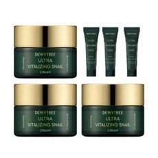 Dewytree Ultra Vitalizing Snail Cream 80ml+10ml Crema idratante in tubetto Confezione da 3 - Product Image 1