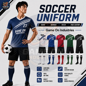 Tenue de sport respirante, imprimée par sublimation, confortable, de bonne qualité, au meilleur prix, créez votre propre uniforme de football, nouvelle arrivée - Product Image 6