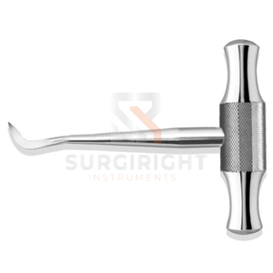 Instrumento Quirúrgico Dental de Acero Inoxidable Angulado Izquierdo Tipo X-Bar para Elevación Precisa de Raíces Dentales de SurgiRight - Product Image 4