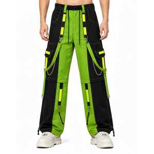 Stitch Mode Enterprises Men's Punk Style Tech Cargo Pant Customized Logo <b>Elastic</b> <b>Waist</b> Drawstring 100% Cotton Streetwear - Product Image 6