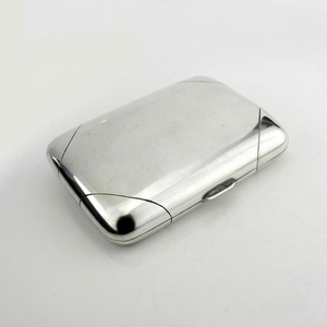 Estuche de Cigarrillos Metálico al por Mayor, Caja de Cigarrillos Plateada Creativa, Estuche Rígido para Cigarros, Regalo de Lujo para Hombres - Product Image 1