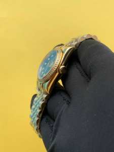 BOJ Plain R.O.L.E.X.45 36mm Gold Tone Stainless Steel Mechanical Automatic Analog <b>Wrist</b> <b>Watch</b> <b>For</b> <b>Women</b> At Low Price Hot Sale - Product Image 3