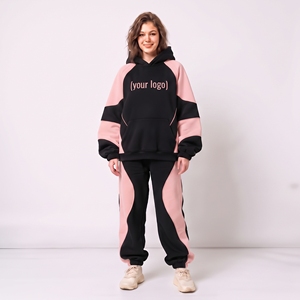Conjunto Deportivo Personalizado, 59% Poliéster, 41% Algodón, Estilo Holgado, 2 Piezas, Sudadera con Forro Polar, Bordado de Moda, Invierno - Product Image 5