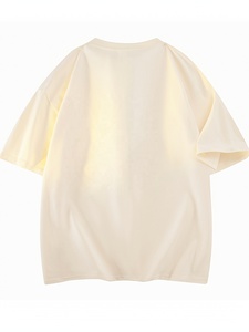 เสื้อยืดโอเวอร์ไซส์พิมพ์ลายแบบกำหนดเอง ล้างสีแบบแอซิดวอช ดีไซน์ขาดๆ พร้อมแขนสั้นแบบยูนิเซ็กส์ คอกลม พรีเมียม - Product Image 3