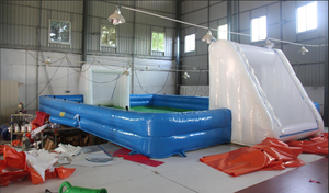 Cancha de Fútbol Inflable Comercial en Oferta, con Material de PVC y Capacidad de 1000 kg, para Entretenimiento Deportivo al Aire Libre - Product Image 3