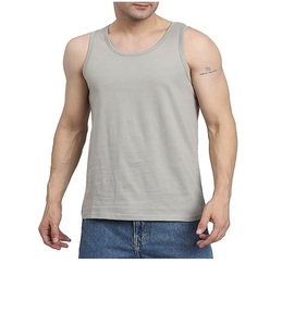 Débardeur de sport côtelé pour homme de haute qualité, coupe musclée, avec logo personnalisé - Product Image 1