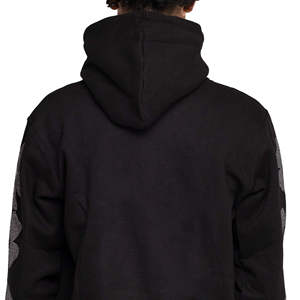Custom 100% Cotton Zip up Casual <b>Hoodies</b> Men's Custom Streetwear Comfortable <b>Rhinestone</b> Hoodie - Product Image 3