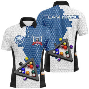 Camiseta Deportiva Personalizada con Elementos de Golf, Sublimada, Anti-Radiación Solar, Polos Personalizados para Hombre - Product Image 1