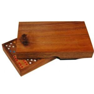 Juego de Dominó de Madera Hecho a Mano con Caja de Almacenamiento, Dominó Doble 6 de Madera Premium para Adultos y Niños, Juego de Mesa Vintage, Set de Regalo - Product Image 6