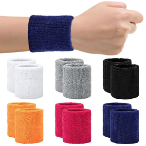 สายรัดข้อมือซับเหงื่อสำหรับใส่ออกกำลังสายรัดข้อมือซับเหงื่อสำหรับออกกำลังกายตามสั่ง - Product Image 3