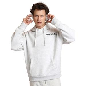 Sweat à capuche en coton pour homme, service OEM avec logo personnalisé, design surdimensionné délavé à l'acide, couleur unie, poids lourd - Product Image 2