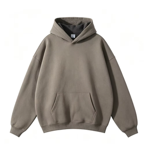 Vente en gros de sweats à capuche streetwear, sweats à capuche de sport personnalisés avec logo, fabricants de sweats à capuche en molleton surdimensionnés pour hommes - Product Image 2