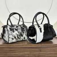 Sac de voyage en cuir de vache véritable de luxe personnalisé pour femmes, sac bandoulière rapide, style western vintage, mode, voyage, usage quotidien