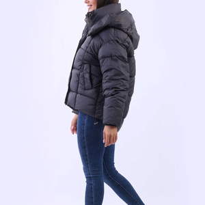 Wholesale New Fashion Winter Women Clothing Ladies Winter Parka Bubble <b>Crop</b> <b>Jacket</b> <b>Puffer</b> Women's Coats Plus Size Coats - Product Image 2