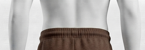 Pantalones Cortos Deportivos para Hombre, Color Marrón, Cintura Elástica, Bolsillos, Corte Regular, para Todas las Temporadas, Color Sólido, Secado Rápido, Transpirables, Correa Ajustable - Product Image 4