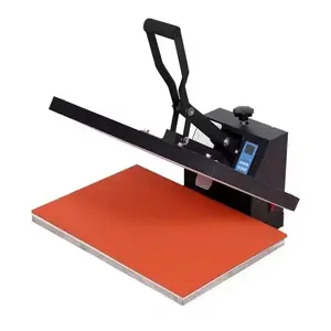 Wholesale large format 50*60cm pull-out manual sublimation machine t shirt leather heat press machine with lowest price