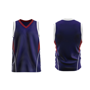 Maillot de basketball réversible imprimé numériquement sur mesure, double face, respirant, séchage rapide, uniforme de sport, débardeur - Product Image 1