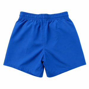 Bright Way International <b>Men's</b> <b>Brown</b> Quick Dry Elastic Waist Sport <b>Shorts</b> with Front Logo and Sublimation Print Pattern - Product Image 2