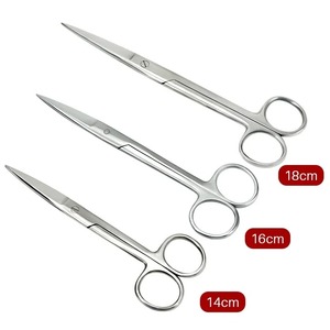 Tijeras Quirúrgicas Dentales de Acero Inoxidable, Pinzas Rectas y Curvas, Herramientas Médicas para Clínica Dental - Product Image 3
